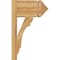 Ekena Millwork Olympic Arts & Crafts Rough Sawn Outlooker, Western Red Cedar, 8"W x 14"D x 22"H OUT08X14X22OLY03RWR - alternate 4
